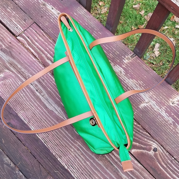 Michael Kors Green Kempton Tote Bag - Picture 8 of 15